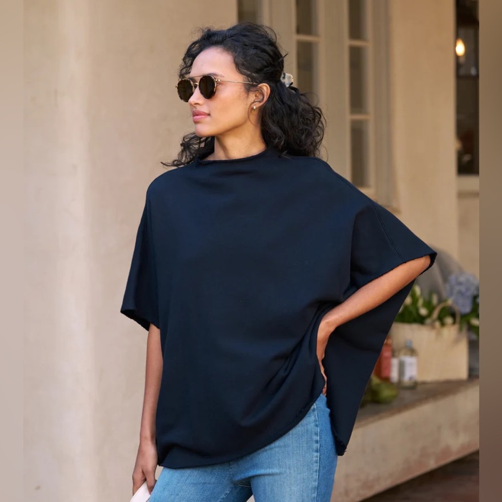 Frank & Eileen Audrey Funnel Neck Capelet